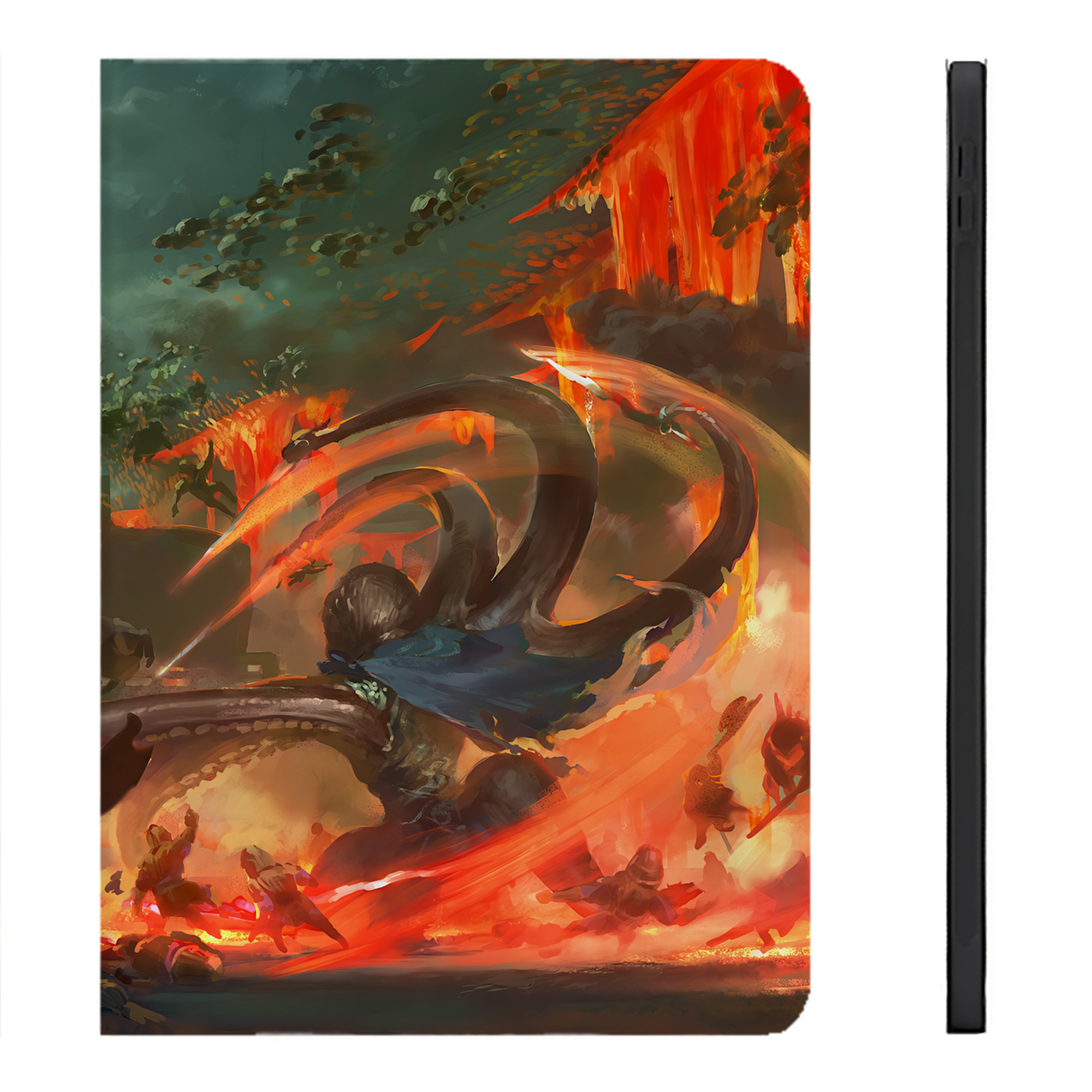 （画像用） Ne Zha 2 ナタ 魔童の大暴れ IPadケース ペンホルダー付き ブックスタイルデザイン
